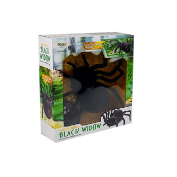 Duży Włochaty Pająk Zdalnie Sterowany Czarna Wdowa