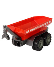 Zielony Traktor z Czerwoną Przyczepką Napęd Frykcyjny