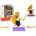 Lalka Dla Dzieci Mata Joga Długie Blond Włosy