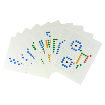 Tablica Magnetyczna 100 Koralików Żółta