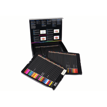 Zestaw Do Rysowania Kredki W Pudełku 74 ele. XXL
