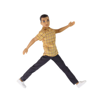 Lalka Dla Dzieci Chłopak Koszula Brązowe Włosy