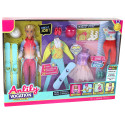 Lalka Dla Dzieci Anlily 4 Sporty Narty Snowboard Joga Balet Akcesoria
