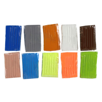 Zestaw Artystyczny Masa Plastyczna Modelina 10 Kolorów