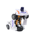 Samochód-Robot Policja Biały 2w1 Transformacja