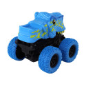Pojazd Terenowy Pchacz Tyranozaur Rex Gumowe Koła Niebieski