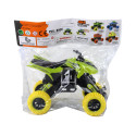 Pojazd Terenowy Pchacz Quad XC Gumowe Koła Zielony