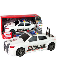 Auto Sportowe Otwierany Bagażnik Policja Światła Dźwięki Biały 1:16