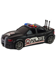 Auto Sportowe Otwierany Bagażnik Policja Światła Dźwięki Czarny 1:16