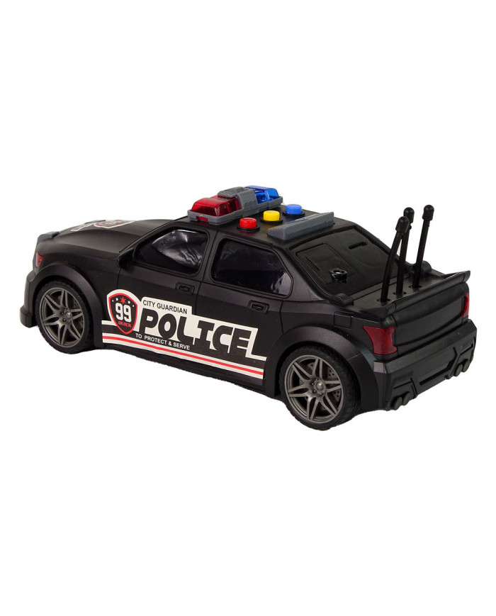 Auto Sportowe Otwierany Bagażnik Policja Światła Dźwięki Czarny 1:16