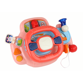 Interaktywna Kierownica Różowa Symulator Jazdy Wielofunkcyjna