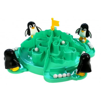 Gra Lodowiec Pingwinów Podbijanie Piłek Śnieżek