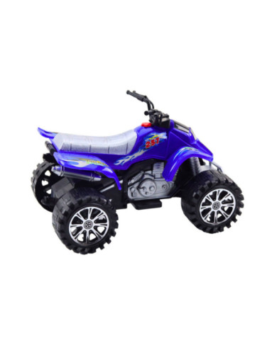 Quad Terenowy Z Napędem Bieżnikowane Koła Niebieski