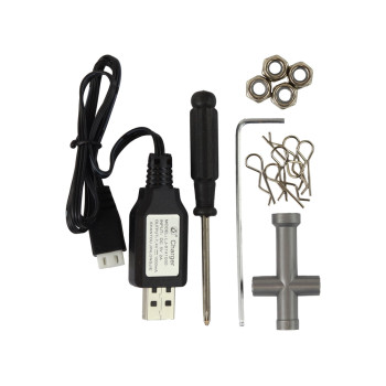 Samochód Terenowy Rabbits RC Napęd Na 4 Koła Żółty 2.4G