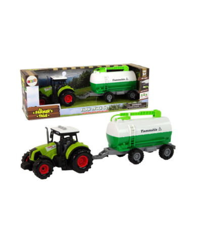 Traktor dla Dzieci z Przyczepką Cysterna Autko Farma