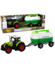 Traktor dla Dzieci z Przyczepką Cysterna Autko Farma