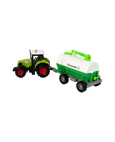 Traktor dla Dzieci z Przyczepką Cysterna Autko Farma