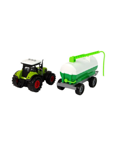 Traktor dla Dzieci z Przyczepką Cysterna Autko Farma