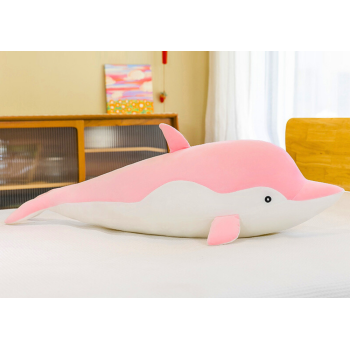 Maskotka Pluszowy Delfin Różowy 70 cm
