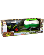 Traktor dla Dzieci z Przyczepką Cysterna Autko Farma