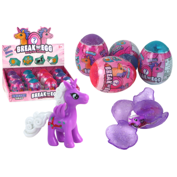 Magiczne Pękające Jajko Jednorożca W Skorupie 4 Kolory 6 cm