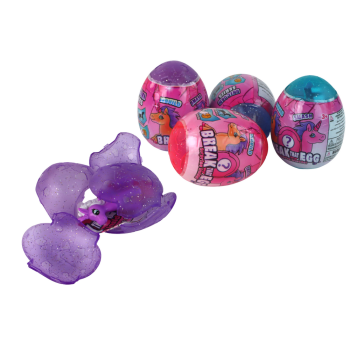 Pękające Jajo Brokatowe Jednorożec Losowanie Kolorowe Skorupa 12 ele.