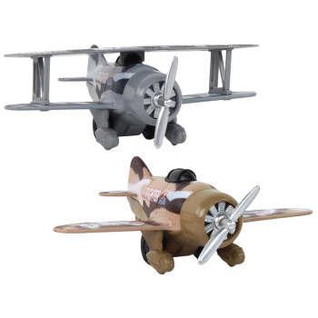 Samolot Z Napędem Śmigłowiec Aluminiowy Kolorowy Mix