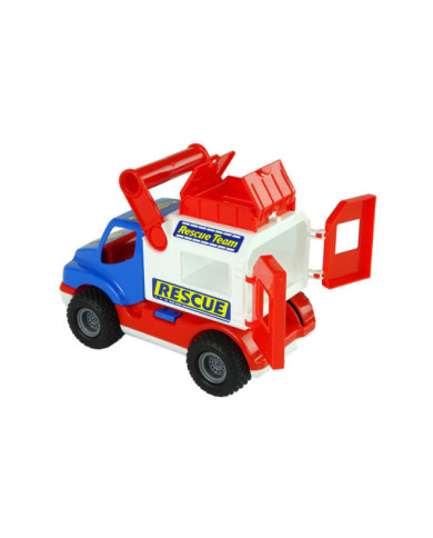 Samochód Ratowniczy Auto ConsTruck Niebiesko Biały Polesie 41937