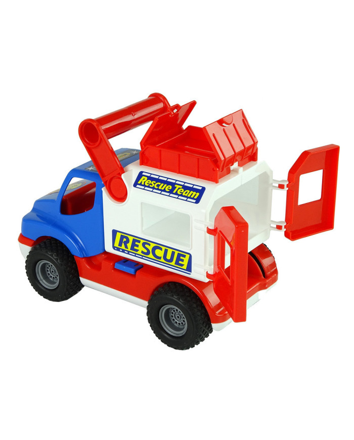 Samochód Ratowniczy Auto ConsTruck Niebiesko Biały Polesie 41937