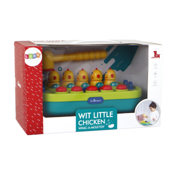 Gra Zręcznościowa Whac-a-Mole Kurczaczki Młotek Światła Dźwięki Na Baterie