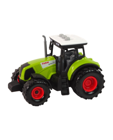 Duży Traktor Światła LED Dźwięki 2 Maszyny Farm Set
