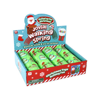 Kultowa Sprężyna Zielona Motyw Świąteczny Relaksacyjna 6CM