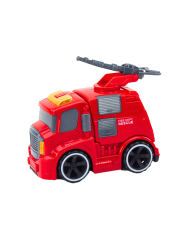 Straż Pożarna Wóz Strażacki Armatka Dźwięki Światła Napęd Czerwony