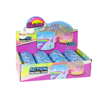 Kultowa Sprężyna Niebieska Jednorożec Relaksacyjna 6CM