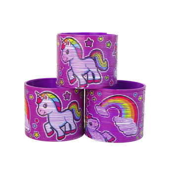 Kultowa Sprężyna Fioletowa Jednorożec Relaksacyjna 6CM