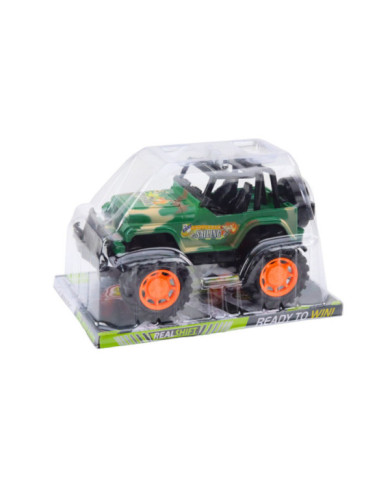 Duży Samochód Terenowy Militarny Off-Road Zielony 25cm