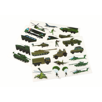 Zestaw Edukacyjnych Puzzli Magnetycznych Z Motywem Wojny Lądowej