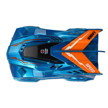 Samochód Jeżdżący Po Ścianach Na Laser Niebieski