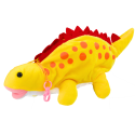 Pluszowy Dinozaur Piórnik Schowek Zawieszka Żółty