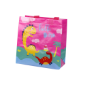 Torba Prezentowa Dinozaur Różowa 23cm x 21,5cm x 11cm
