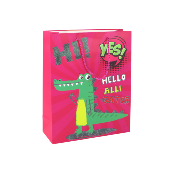 Papierowa Torba Prezentowa Różowa 32cm x 26cm x 10cm