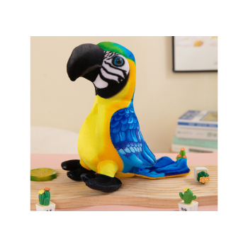 Maskotka Pluszowa Papuga Żółta 20 cm