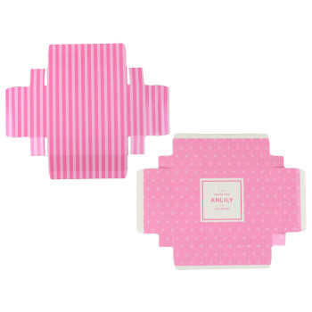 Zestaw Do Paznokci Różowy Tipsy Naklejki Diamenciki