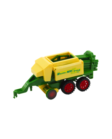 Zestaw Traktor Rolniczy Przyczepa Prasa Maszyna Rolnicza