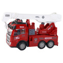 Straż Pożarna Z Dźwigiem Model Zdalnie Sterowany