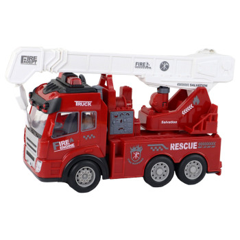 Straż Pożarna Z Dźwigiem Model Zdalnie Sterowany