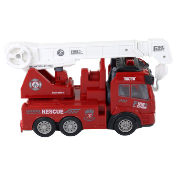 Straż Pożarna Z Dźwigiem Model Zdalnie Sterowany
