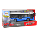 Autobus Na Baterie Światła Dźwięki Napęd Frykcyjny Niebieski 1:16
