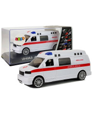 Ambulans Karetka Pogotowia z Napędem Dźwięk Syrena Światła