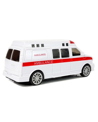 Ambulans Karetka Pogotowia z Napędem Dźwięk Syrena Światła